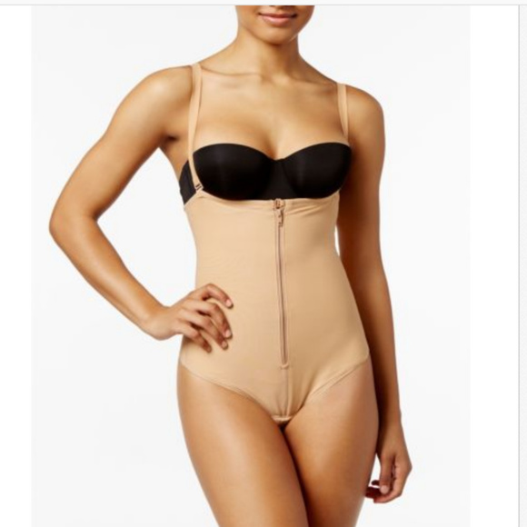 Firm Tummy-Control Thong-Style Bodysuit Shaper - Picture 2 of 7